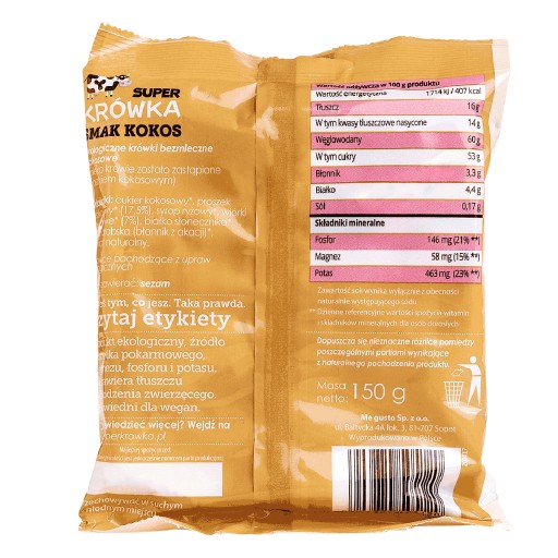 BEZ MLIEČNYCH BIO KOKOSOVÝ FUDGE SUPER FUDGE