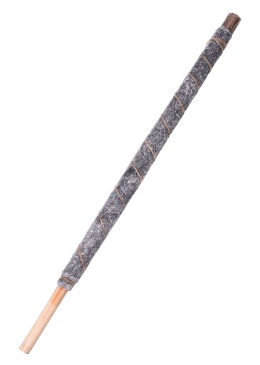 Vosková baterka s drevenou rukoväťou, 60 cm