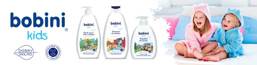 BOBINI Penový umývací gél do kúpeľa pre deti 2v1 Maxi Penový jablko 500ml
