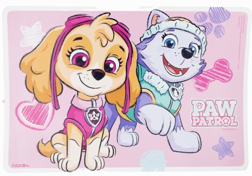 PAW PATROL PAD PODLOŽKA NA STOL 28x43 cm SKYE