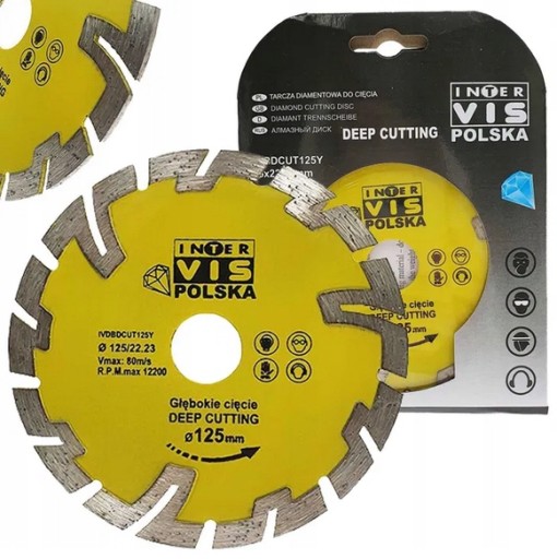 Diamantový rezací kotúč Inter Vis 125x22 mm