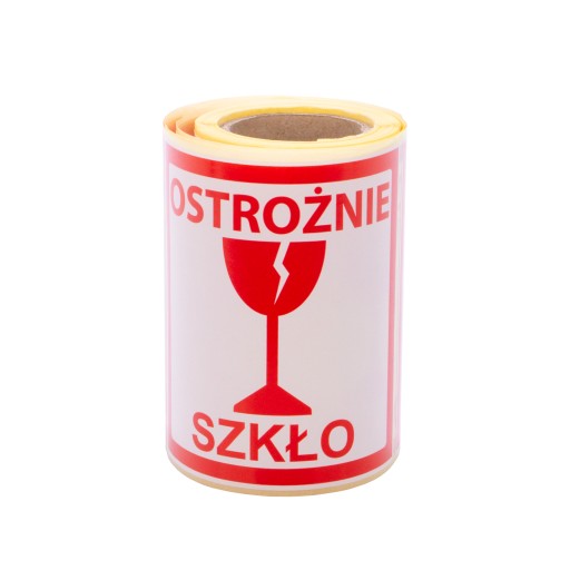Výstražné nálepky Výstražné sklo 100