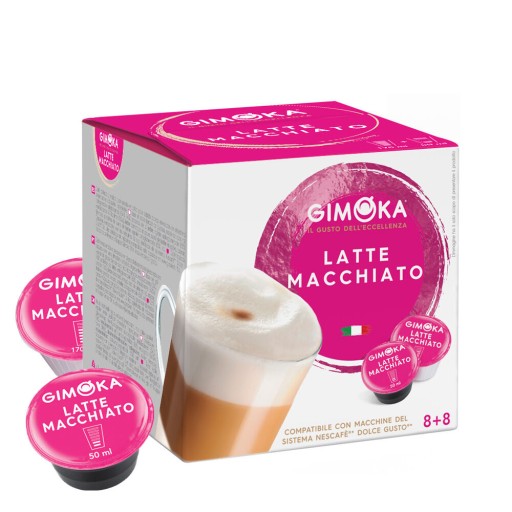Kapsule Gimoka LATTE MACCHIATO pre Dolce Gusto 16