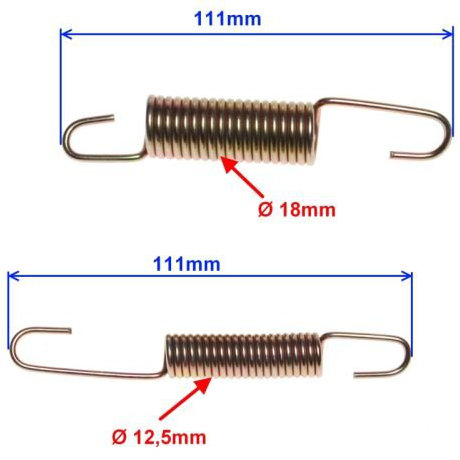 SIDE STAND BASE SPRING mopedy 111mm