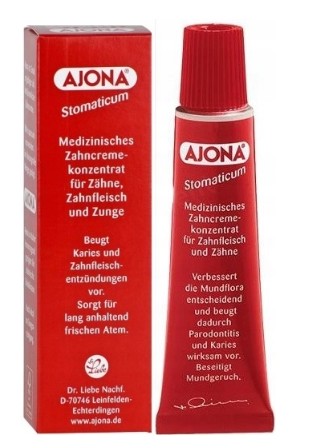 AJONA stomaticum zubná pasta koncentrát na zuby a ďasná 25 ml