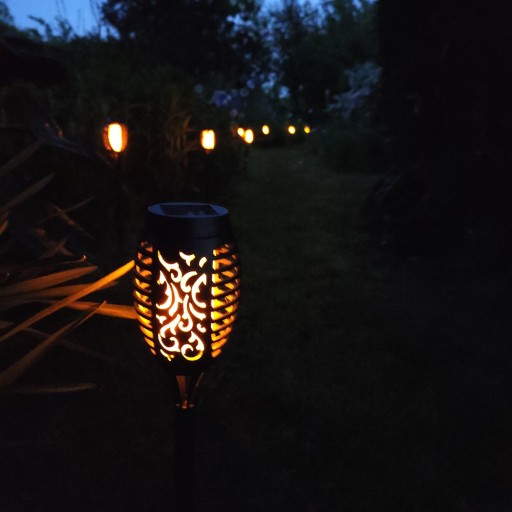 TORCH Solárna záhradná lampa EFEKT PLAMEŇA