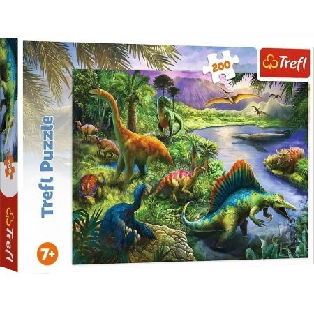 PUZZLE 200 ELEMENTS - DRAVÉ DINOSAURY - KLUBY 13281