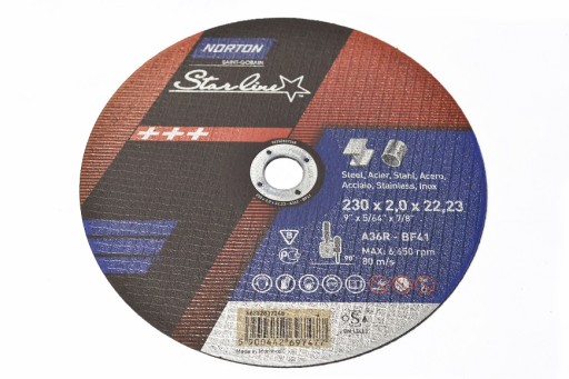NORTON StarLine rezací kotúč na kov 2,0 x 230