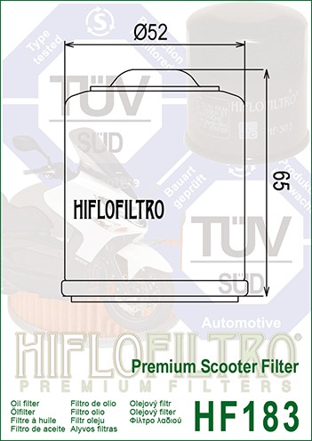 OLEJOVÝ FILTER HIFLOFILTRO HF183