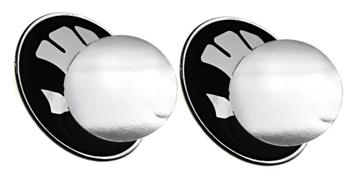 Silikónové emblémy, odznaky 70mm na Škodu 7cm
