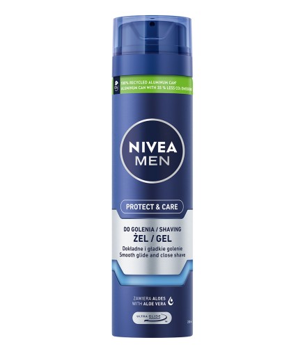NIVEA MEN PROTECT&CARE Hydratačný gél na holenie pre mužov 200 ml
