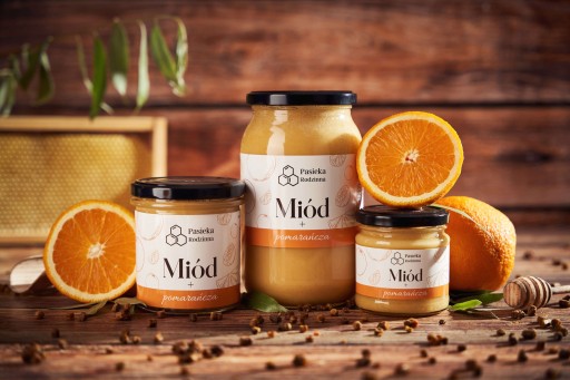 Med s pomarančom 240g