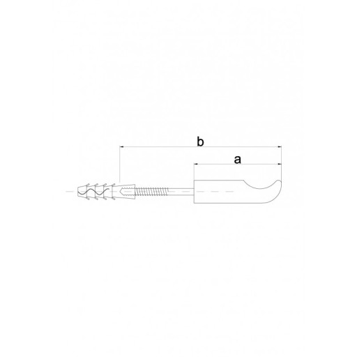 SABRE vešiak na radiátor 180mm HYDROLAND