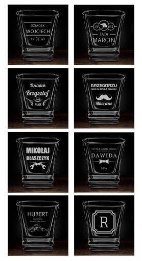 GRAVÍROVANÁ WHISKY DARČEK DO SKLA PRE OTCA