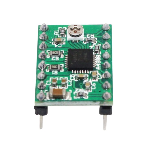 Ovládač krokového motora A4988 stepstick zelený