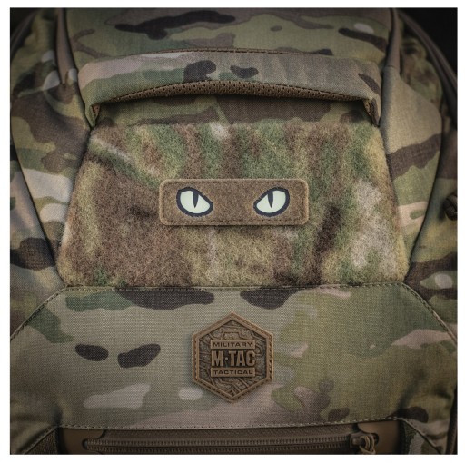 NÁŠPISKA CAT EYES CAT EYES LASEROVÝ REZANÝ VELCRO SVIETEĽNÝ M-TAC RANGER ZELENÁ