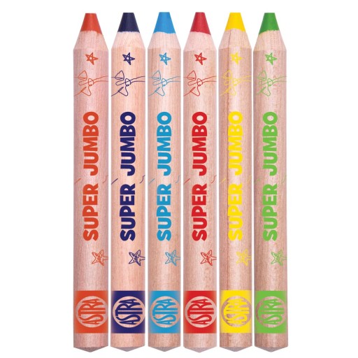Astra Baby SUPER JUMBO ceruzky 6 farieb 1+