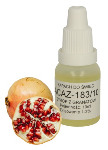 VÔŇA POGRANETTE SIRUP 10 ML SVIEČKY PARAFÍNOVÝ VOSK