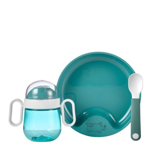 Detské lyžičky 2 ks MEPAL MIO Deep Turquoise