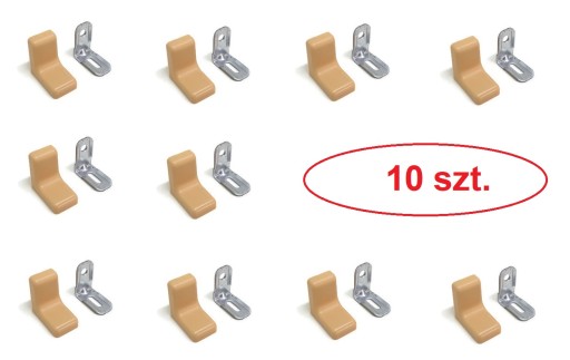 Nábytkový uholník, javor, 10 ks.