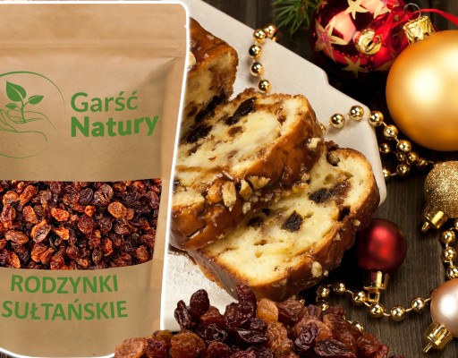 SULTAN HISTORIE 500g Sladké čerstvé sultánky Delicious VYSOKÁ KVALITA 0,5kg