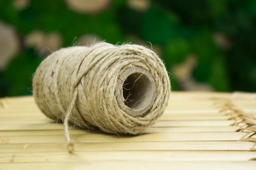 Šnúrka JUTOVÁ 2mm 50m dekoračná NATURAL 100g