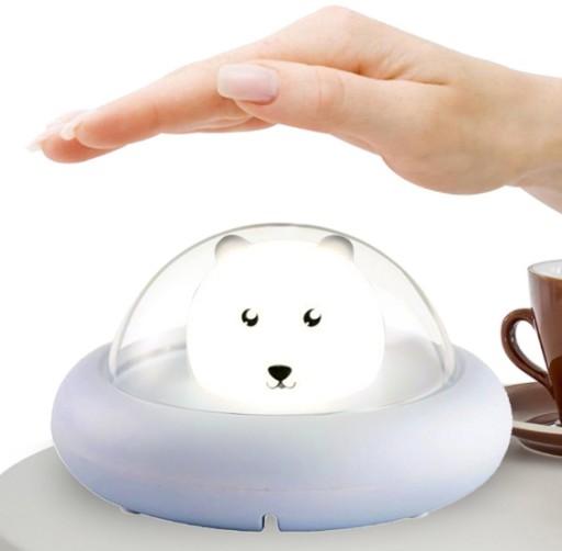 BEZDRÔTOVÁ mäkká silikónová LED nočná lampa pre DETI BEAR BEAR BEAR BEAR