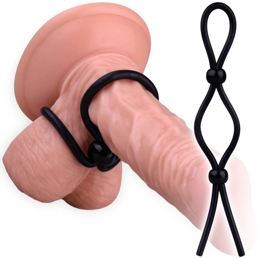 Nastaviteľný sexuálny krúžok na penis a semenníky, krúžok