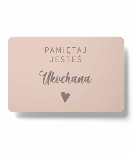 Magnet na chladničku - Pamätajte, že ste milovaná ružová