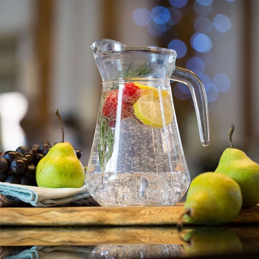 Klasický SKLENENÝ džbán na limonádu 1,5L