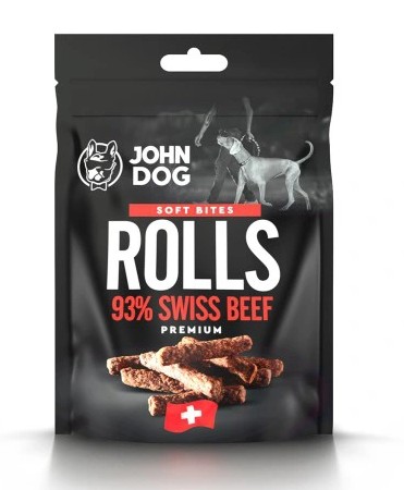 John Dog Soft RURKI švajčiarske hovädzie mäso 90 g