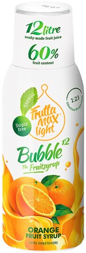 FRUTTAMAX Svetlý pomarančový sirup 500 ml na 12 litrov