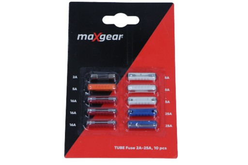 89-0005 SADA POISTKY 2A-25A SADA 10KS MAXGEAR