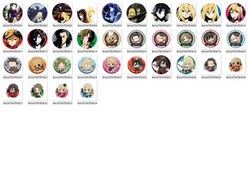 Angels of Death Anime Manga špendlíky, ZO AKÝCH SI VYBERÁTE