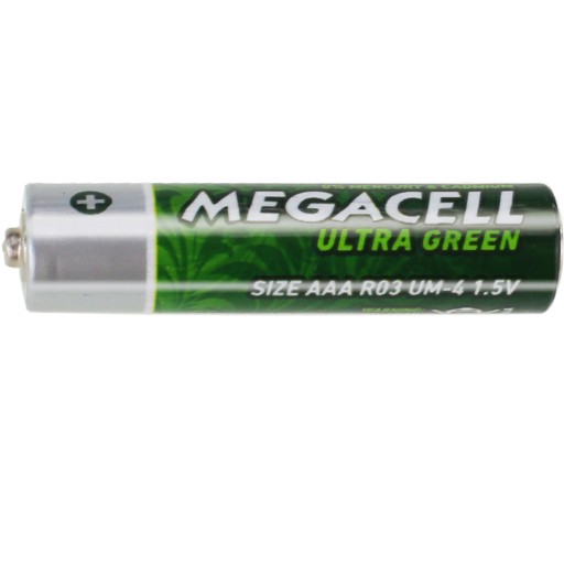 AAA BATÉRIE 4 KS MEGACELL HEAVY LR03 1,5V POWER TENKÉ PRSTY