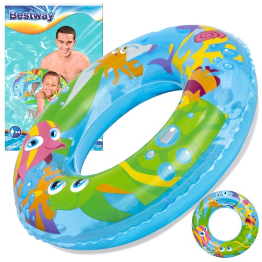Vodný nafukovací kruh pre deti 3-6 rokov Bestway 36013 kruh 56cm