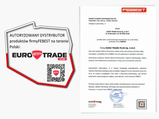 TESNIACI KRUH VZDUCHOVÉHO POTRUBIA. FEBEST RINGAH-B5