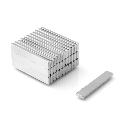 NEODYMIOVÝ MAGNET NA DESKU MPŁ 40x7x2,4 N38