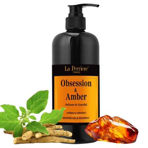 La Perriere OBSESSION & AMBER ŠAMPÓN A SPRCHOVÝ ŽENŠEN 2v1 500ml