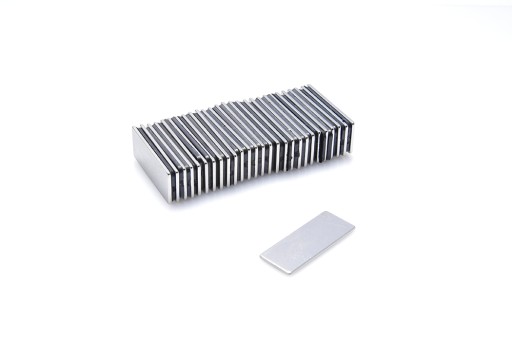 Neodymový tanierový magnet MPŁ 25x10x1 N38 10 ks