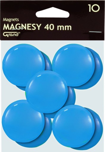 MAGNETY NA DOSKY GRAND 40MM 10KS MODR
