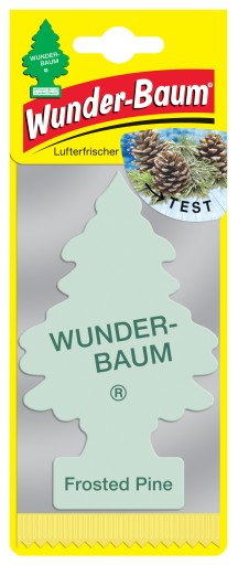 WUNDER BAUM SCENT Vianočný osviežovač FROSTED PINE borovica