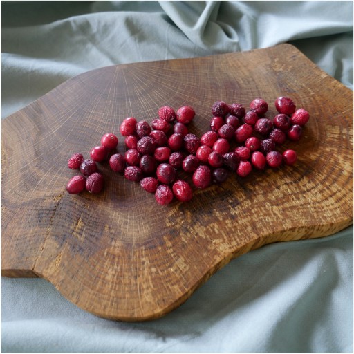 MRAZOM SUŠENÉ BRUSNICE 100% CELÉ 25g HiFOOD YUMMY