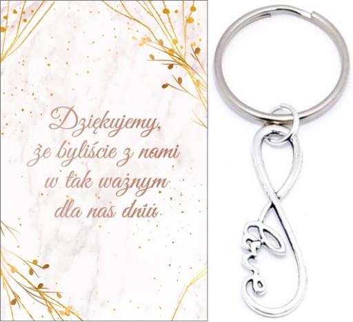 ĎAKUJEME HOSTÍM DARČEK SVADOBNÉ SVADOBNÉ SPOMIENKY KĽÚČOV S INFINITY