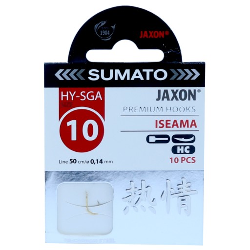 10ks háčiky HÁČKY S NÁväzcami SUMATO jaxon ISEAMA 10 plotica