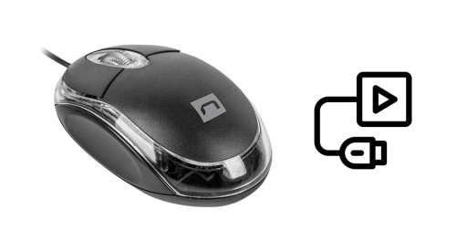 NATEC VIREO 2 KÁBLOVÁ MYŠ PRE LAPTOP PC USB