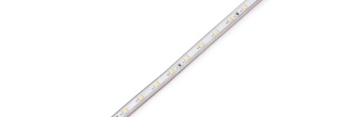 LED PÁS 230V 2835/60 1M IP68 5W TEPLÁ BIELA