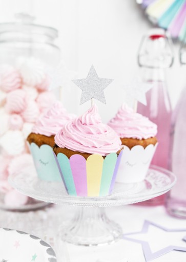 Obaly na muffiny Unicorn 6 ks