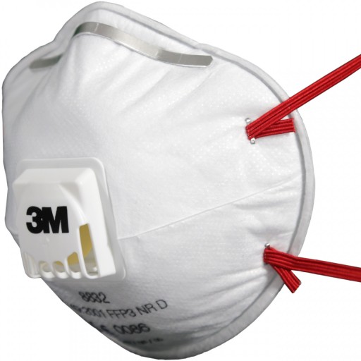 3M 8832 Polomaska s ventilom 8832 FFP3 NO D