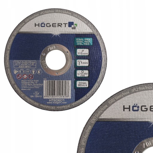 KORUNDOVÝ DISK NA KOV, INOX 115X1,0X22,23MM
